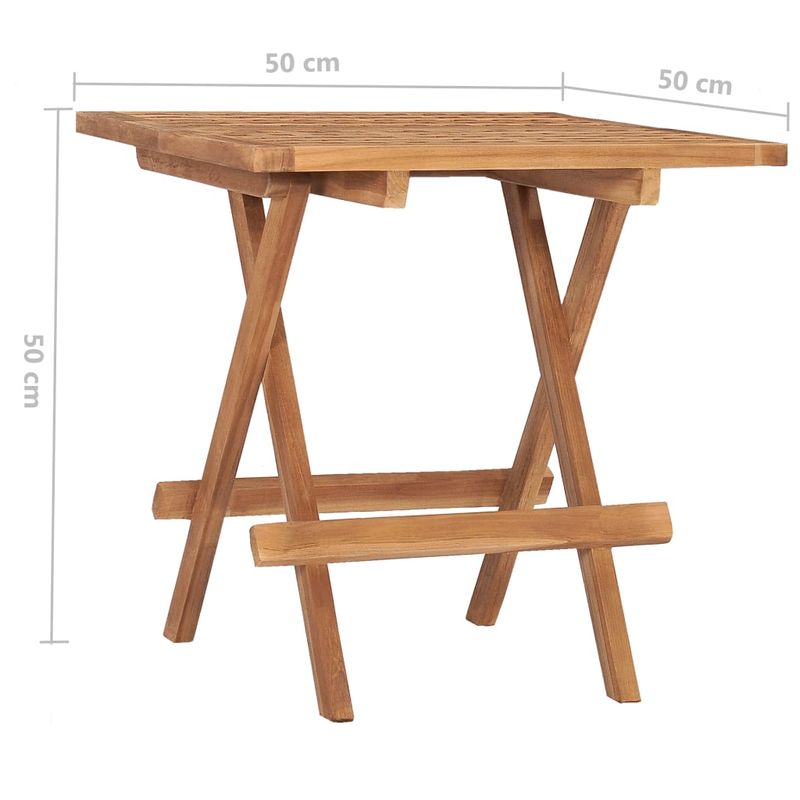Casa si Gradina - Gradina si terasa - Mobilier exterior - Seturi mobila gradina - Set mobilier exterior pliabil cu perne, 3 piese, lemn masiv tec - Infinity.ro