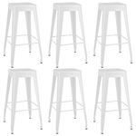 Casa si Gradina - Mobilier - Seturi de mobilier - Seturi bucatarie - Set mobilier de bar, 7 piese, alb - Infinity.ro