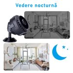 Laptop, Telefoane si Tablete - Wearables si gadgeturi - Gadgeturi - Dispozitive spionaj - Mini camera ascunsa magnetica, WiFi, Full HD, night vision, unghi 90° - WD15 - Infinity.ro
