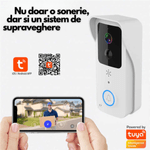 Casa si Gradina - Electrice - Accesorii electrice - Sonerii electrice - Sonerie video inteligenta prin WiFi, night vision, rezistenta la apa - Infinity.ro