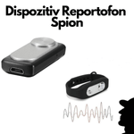 Laptop, Telefoane si Tablete - Wearables si gadgeturi - Gadgeturi - Dispozitive spionaj - Bratara fitness cu microfon ascuns, MP3 Player, 16GB, neagra - WR06 - Infinity.ro