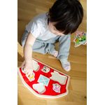 Jucarii, Copii si Bebe - Jucarii si jocuri - Jocuri si puzzle - Puzzle - Puzzle din lemn - Casuta animalutelor - Infinity.ro