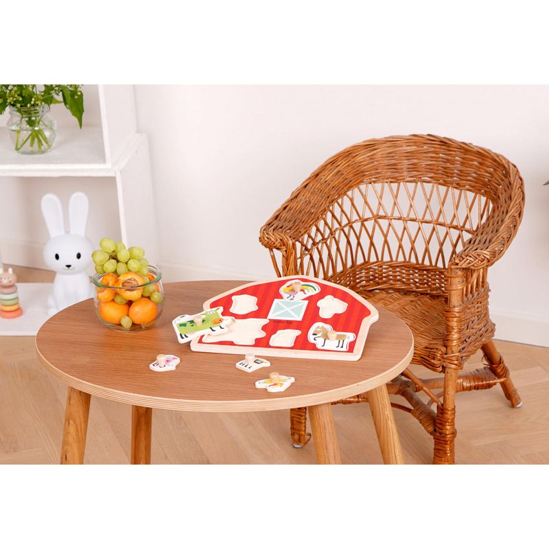 Jucarii, Copii si Bebe - Jucarii si jocuri - Jocuri si puzzle - Puzzle - Puzzle din lemn - Casuta animalutelor - Infinity.ro