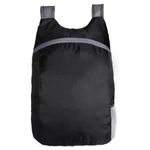 Fashion, accesorii si bijuterii - Barbati - Accesorii barbati - Genti si rucsacuri barbati - Rucsac usor si pliabil, 20 l, buzunar si fermoar, poliester, negru - Infinity.ro