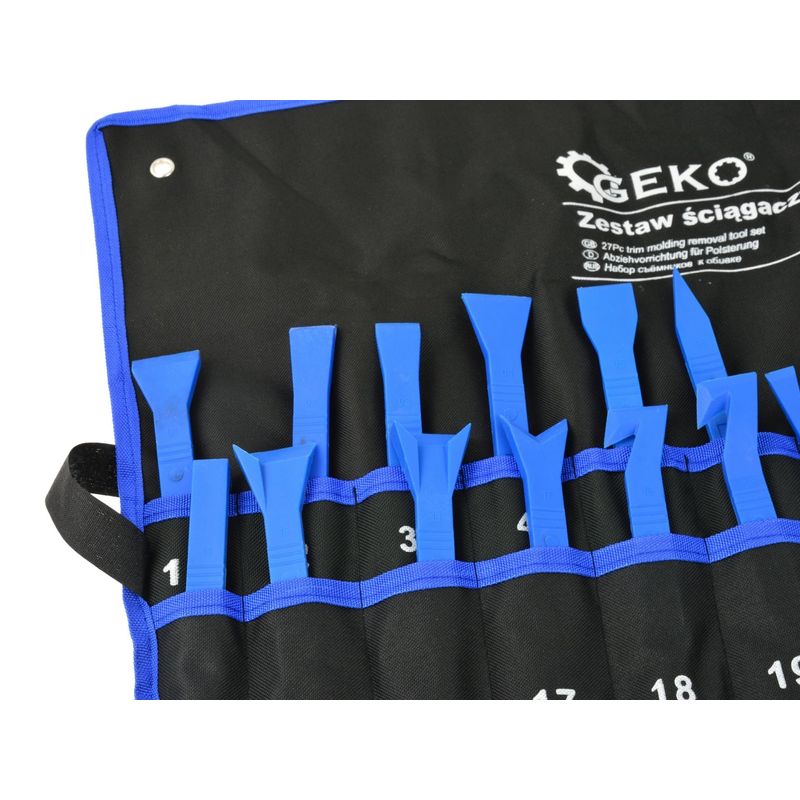 Casa si Gradina - Constructii - Scule electrice si accesorii - Accesorii polizare si slefuire - Set 27 extractoare tapiterie, GEKO G02632 - Infinity.ro