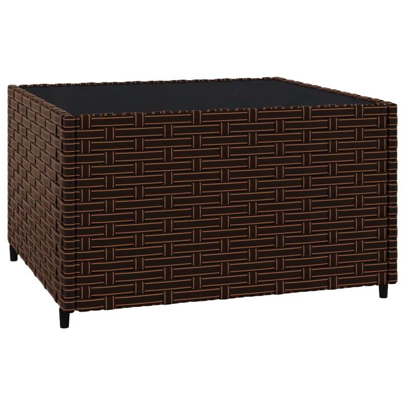 Casa si Gradina - Gradina si terasa - Mobilier exterior - Canapele si fotolii gradina - Set mobilier de gradina cu perne, 3 piese, maro, poliratan - Infinity.ro
