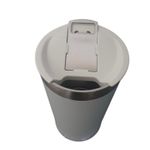 Casa si Gradina - Bucatarie si vesela - Accesorii bar - Termosuri si Cani termos - Cana tip termos, interior inox, capacitate 500 ml, capac cu deschizator sticle, incarcare USB, lumina led, alb ABYZ - Infinity.ro