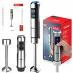 Electronice si Electrocasnice - Electrocasnice bucatarie - Mixere, tocatoare & roboti de bucatarie - Mixere - Mixer vertical ZİLAN ZLN-3994, 850W, 2 viteze, functie Turbo, İnox - Infinity.ro