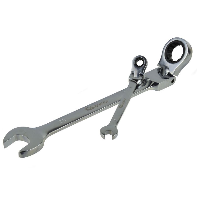 Casa si Gradina - Constructii - Scule de mana si unelte - Chei si truse chei - Set 8 chei combinate profesionale cu clichet 8-22mm, GEKO G10338 - Infinity.ro