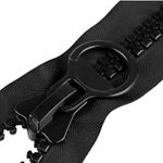 Casa si Gradina - Decoratiuni - DIY - Articole mercerie - Fermoar plastic nedetasabil nr. 20 Crisalida, lungime 25 cm, Negru - Infinity.ro