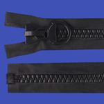 Casa si Gradina - Decoratiuni - DIY - Articole mercerie - Fermoar plastic detasabil nr. 20 Crisalida, lungime 60 cm, Negru - Infinity.ro