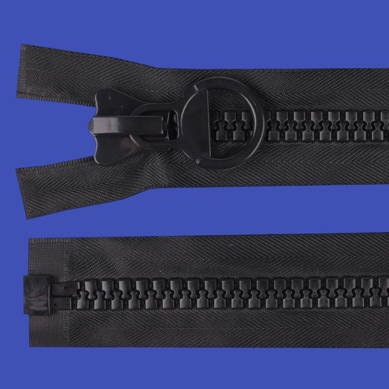 Casa si Gradina - Decoratiuni - DIY - Articole mercerie - Fermoar plastic detasabil nr. 20 Crisalida, lungime 60 cm, Negru - Infinity.ro