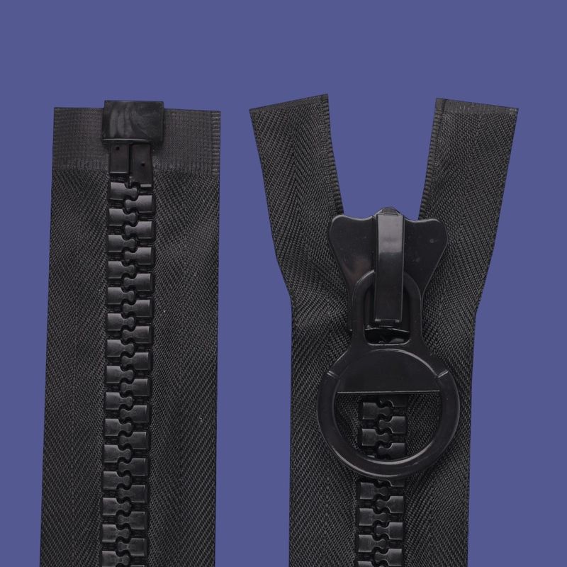 Casa si Gradina - Decoratiuni - DIY - Articole mercerie - Fermoar plastic detasabil nr. 20 Crisalida, lungime 60 cm, Negru - Infinity.ro