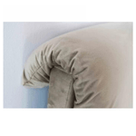 Casa si Gradina - Mobilier - Paturi si accesorii - Paturi - Pat Majestic, 160 x 200 cm, tapitat catifea camel, somiera inclusa - Infinity.ro