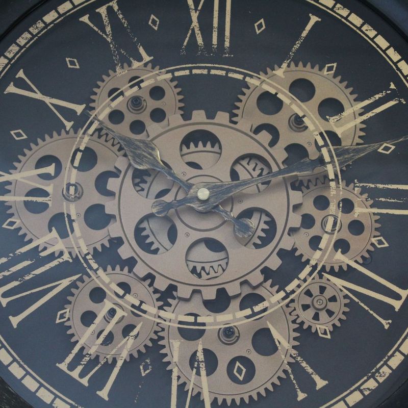 Casa si Gradina - Decoratiuni - Ceasuri - Ceas de perete negru auriu 34cm - Infinity.ro