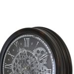 Casa si Gradina - Decoratiuni - Ceasuri - Ceas de perete negru argintiu 34cm - Infinity.ro