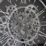 Casa si Gradina - Decoratiuni - Ceasuri - Ceas de perete negru argintiu 34cm - Infinity.ro