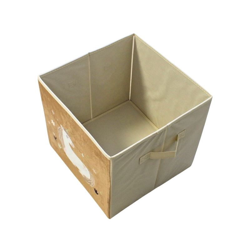 Casa si Gradina - Mobilier - Organizare si depozitare - Cutii depozitare - Cutie depozitare unicorn crem 30×30 cm - Infinity.ro