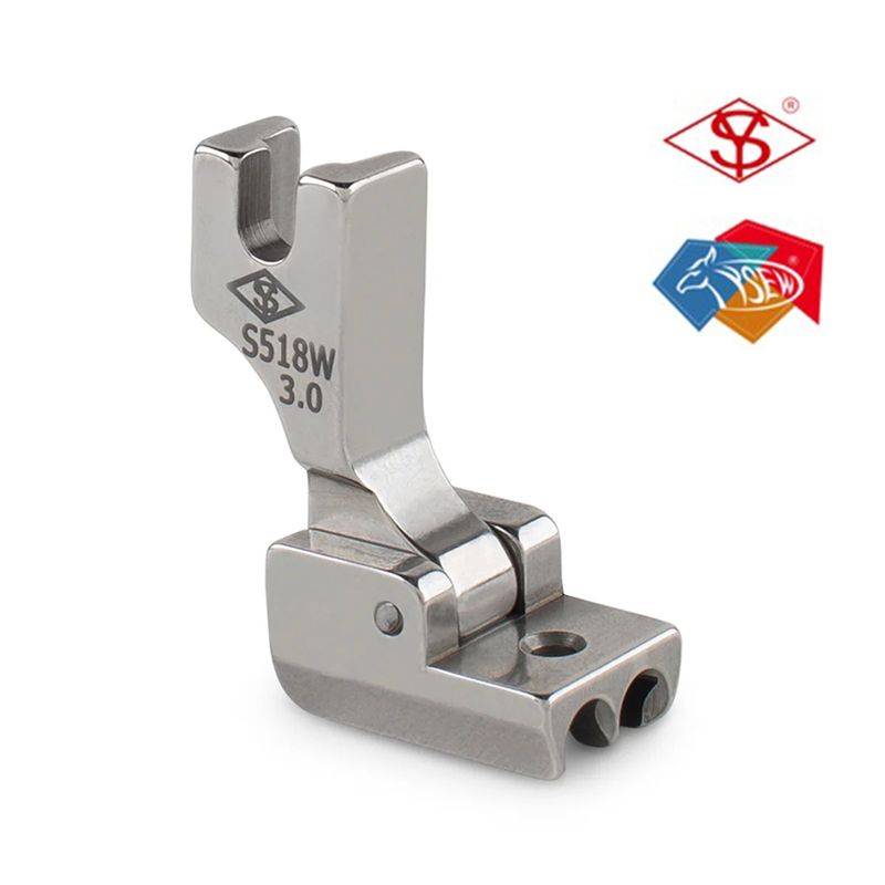 Electronice si Electrocasnice - Ingrijirea tesaturilor - Accesorii masini de cusut - Piciorus articulat pentru aplicat fermoar ascuns, diametru canal 3,0mm, S518W - Infinity.ro