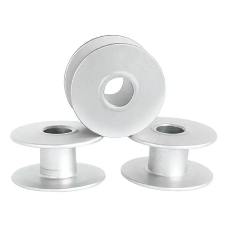 Electronice si Electrocasnice - Ingrijirea tesaturilor - Accesorii masini de cusut - Bobina ata din aluminiu pentru masini de cusut cheite - Infinity.ro