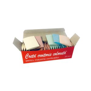 Set 25 buc creta colorata in diverse culori pentru croitorie