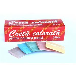 Set 25 buc creta colorata in diverse culori pentru croitorie
