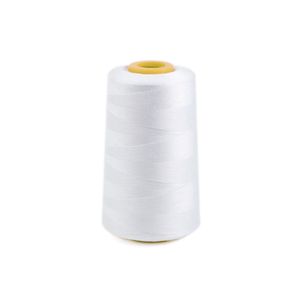 Ata de cusut 100% polyester, grosime 120, 5.000 metri, alb