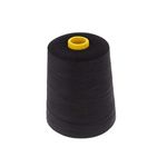 Casa si Gradina - Decoratiuni - DIY - Articole mercerie - Ata de cusut 100% polyester, grosime 120, 5.000 metri, negru - Infinity.ro