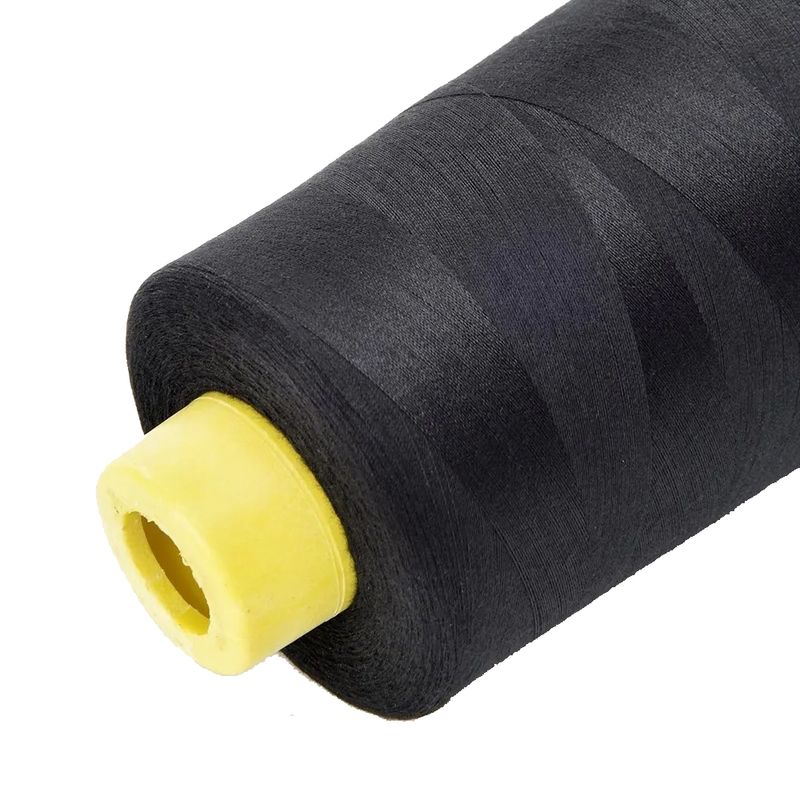 Casa si Gradina - Decoratiuni - DIY - Articole mercerie - Ata de cusut 100% polyester, grosime 120, 5.000 metri, negru - Infinity.ro