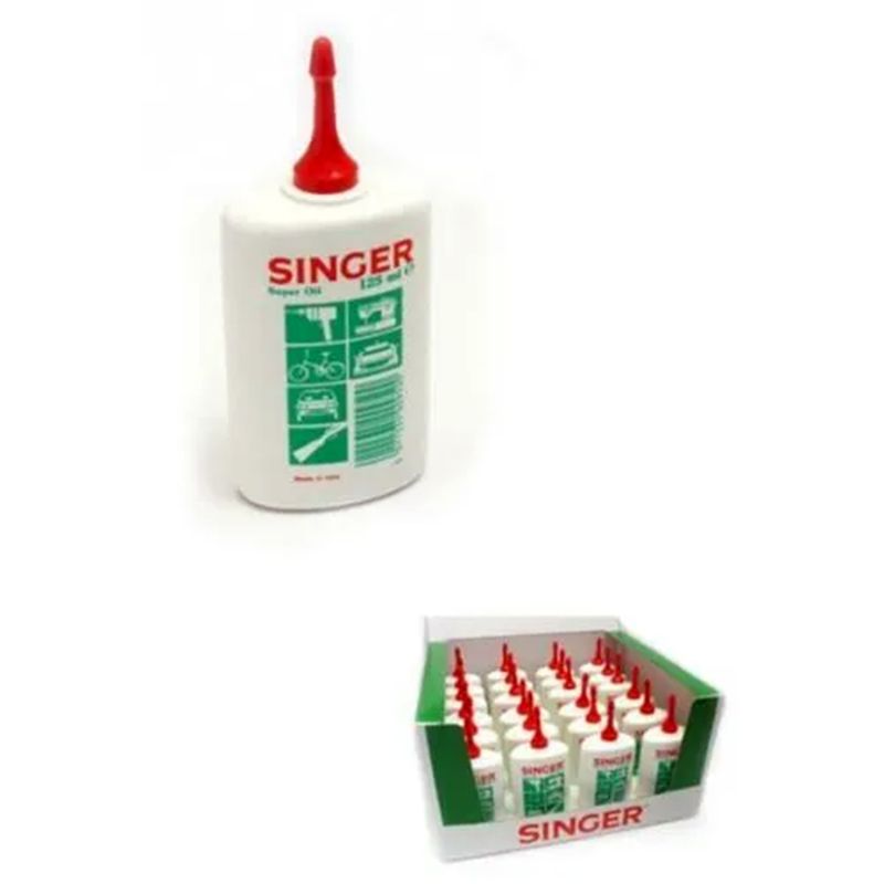 Casa si Gradina - Decoratiuni - DIY - Articole mercerie - Pompita cu ulei pentru ungerea masinilor de cusut si a altor angrenaje fine, Singer, 125ml - Infinity.ro