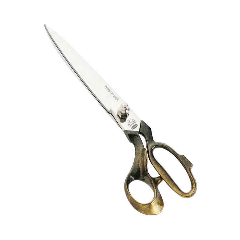 Casa si Gradina - Decoratiuni - DIY - Articole mercerie - Foarfeca profesionala de croitorie din otel carbon C50 nichelat, manere inegale, Premax, 28cm (11") - Infinity.ro