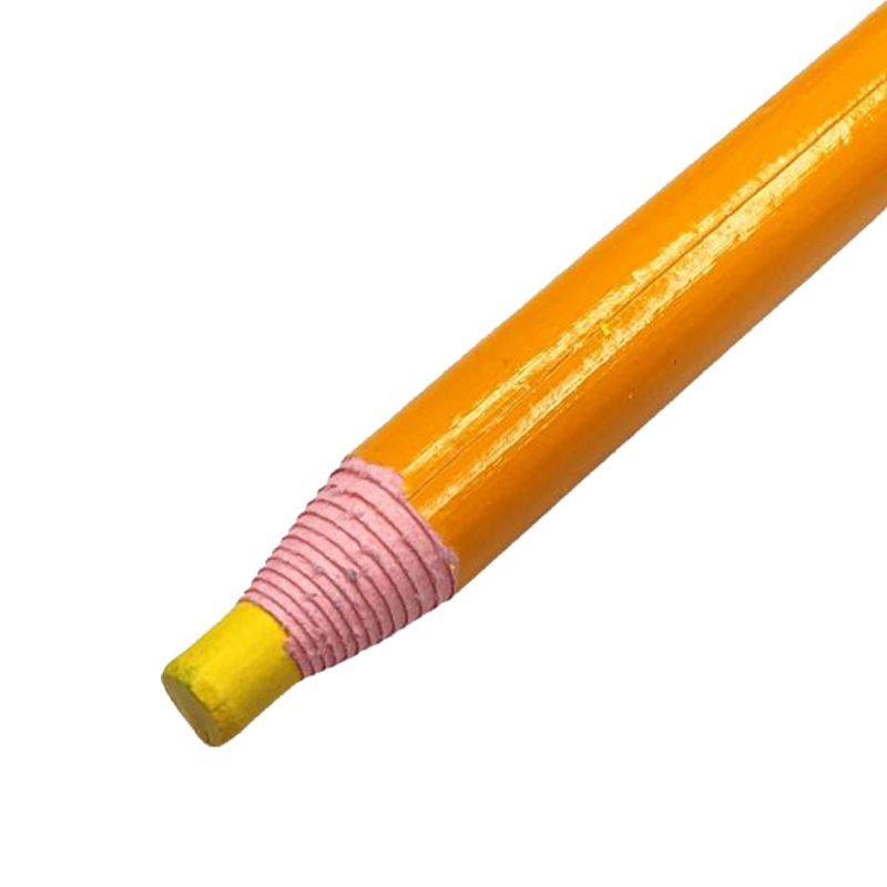 Casa si Gradina - Decoratiuni - DIY - Articole mercerie - Creion cu autoascutire pentru dat semne pe materiale textile, galben, 170 mm - Infinity.ro
