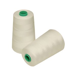 Ata de cusut 100% polyester, grosime 120, 5.000 metri, alb natural