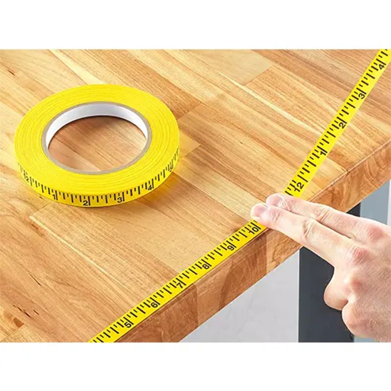 Casa si Gradina - Decoratiuni - DIY - Articole mercerie - Centimetru adeziv rola pentru croitorie si marcaje, scala in centimetri, 20 metri liniari - Infinity.ro