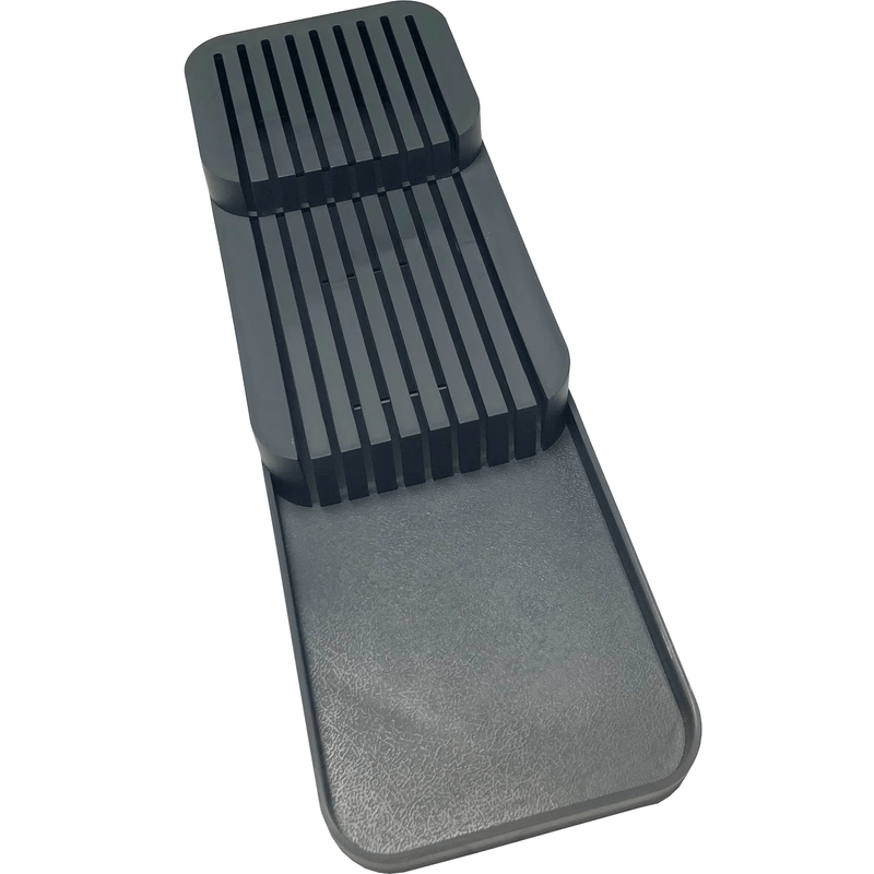 Casa si Gradina - Bucatarie si vesela - Organizare si depozitare bucatarie - Suporturi tacamuri si vase - Organizator sertar pentru cutite, 39x14x7,3cm, culoare Gri ABYZ - Infinity.ro