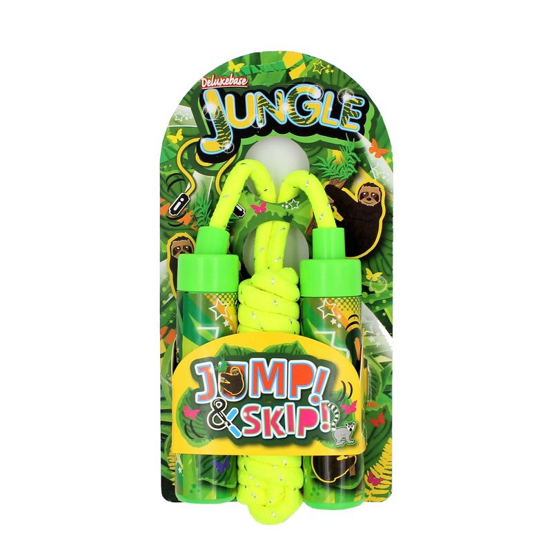 Sport si Outdoor - Fitness - Accesorii fitness - Corzi de sarit - Coarda galbena pentru sarituri Jungle 2m - Infinity.ro