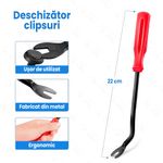 Auto si Moto - Reparatii si depanare - Scule auto - Scule si truse auto - Set 725 piese cu 635 de clipsuri universale si 45 cleme fixare, GlowforHome, 5 leviere, 30 bureti, 10 bride - Infinity.ro