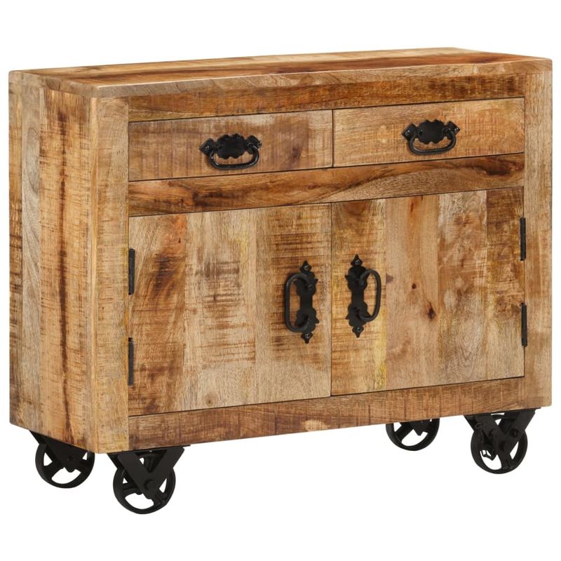 Casa si Gradina - Mobilier - Comode si corpuri - Comode - Servanta, 80x30x65 cm, lemn masiv de mango brut - Infinity.ro