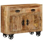 Casa si Gradina - Mobilier - Comode si corpuri - Comode - Servanta, 80x30x65 cm, lemn masiv de mango brut - Infinity.ro