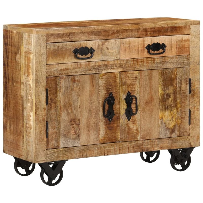Casa si Gradina - Mobilier - Comode si corpuri - Comode - Servanta, 80x30x65 cm, lemn masiv de mango brut - Infinity.ro