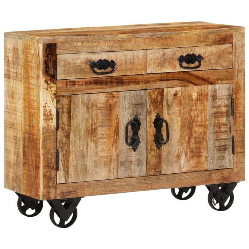 Casa si Gradina - Mobilier - Comode si corpuri - Comode - Servanta, 80x30x65 cm, lemn masiv de mango brut - Infinity.ro