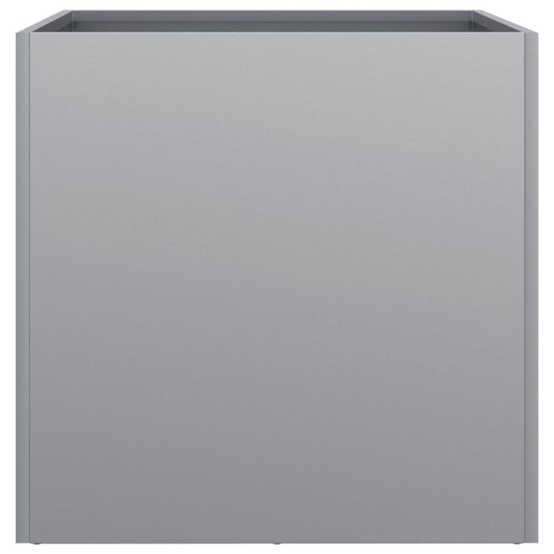 Casa si Gradina - Gradinarit si plante - Plante si ghivece - Ghivece si suporturi - Jardiniera, argintiu, 49x47x46 cm, otel galvanizat - Infinity.ro