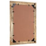 Casa si Gradina - Decoratiuni - Oglinzi - Oglinda de baie, 50x70x2,5 cm, lemn masiv de mango si sticla - Infinity.ro