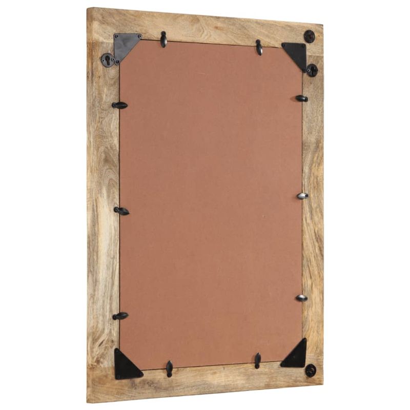 Casa si Gradina - Decoratiuni - Oglinzi - Oglinda de baie, 50x70x2,5 cm, lemn masiv de mango si sticla - Infinity.ro