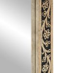 Casa si Gradina - Decoratiuni - Oglinzi - Oglinda de baie, 50x70x2,5 cm, lemn masiv de mango si sticla - Infinity.ro