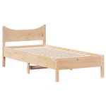 Casa si Gradina - Mobilier - Paturi si accesorii - Paturi - Cadru de pat, 75x190 cm, lemn masiv de pin - Infinity.ro