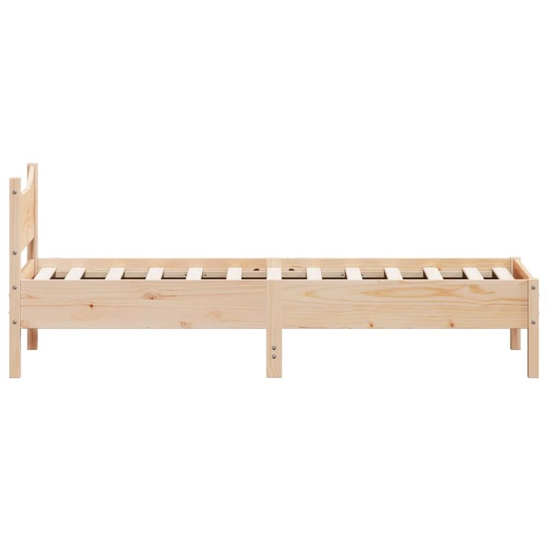 Casa si Gradina - Mobilier - Paturi si accesorii - Paturi - Cadru de pat, 75x190 cm, lemn masiv de pin - Infinity.ro