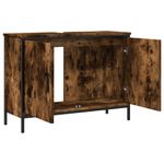 Casa si Gradina - Mobilier - Mobilier baie - Corpuri baie - Dulap chiuveta baie, stejar fumuriu, 80x30x60 cm lemn prelucrat - Infinity.ro
