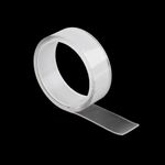 Casa si Gradina - Constructii - Materiale constructii - Silicon, spume si solutii tehnice - Banda nano dublu adeziva Crisalida, autocolant siliconic, reutilizabila si impermeabila, latime 3 cm, Transparenta - Infinity.ro