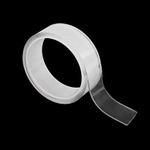 Casa si Gradina - Constructii - Materiale constructii - Silicon, spume si solutii tehnice - Banda nano dublu adeziva Crisalida, autocolant siliconic, reutilizabila si impermeabila, latime 3 cm, Transparenta - Infinity.ro